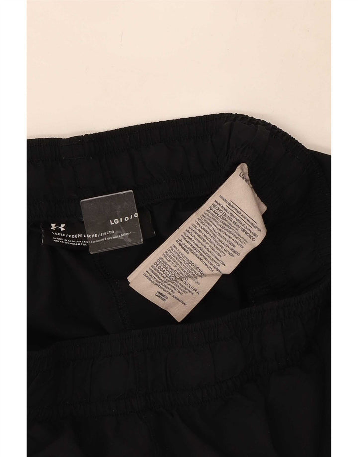 Under Armour Mens Graphic Sport Shorts Large Black Polyester