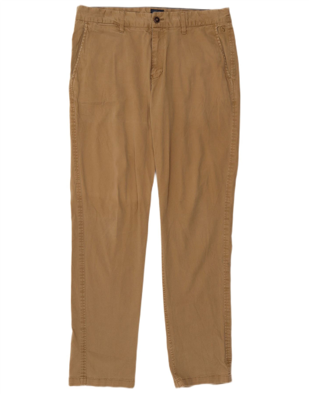 Joules Mens Straight Chino Trousers W34 L32 Beige