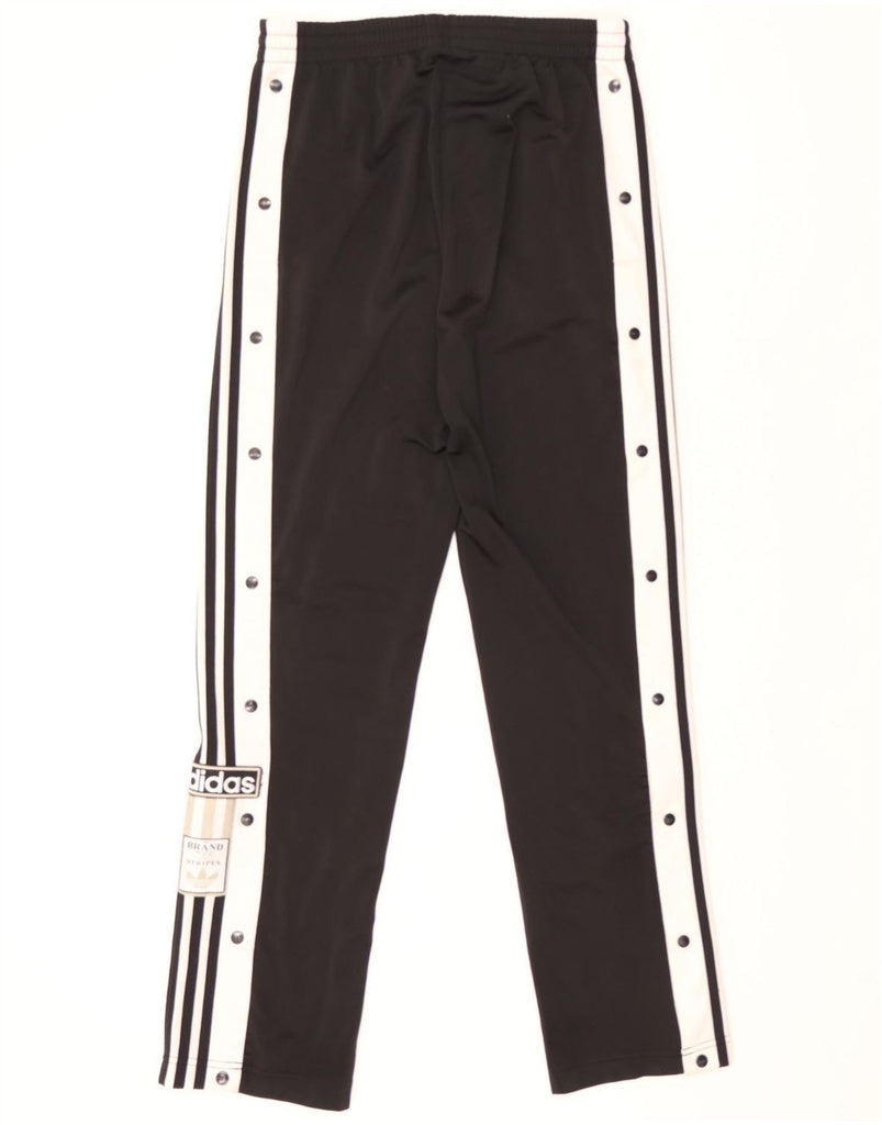 ADIDAS Mens Graphic Tracksuit Trousers UK 8 Small  Black Colourblock Vintage Adidas and Second-Hand Adidas from Messina Hembry 