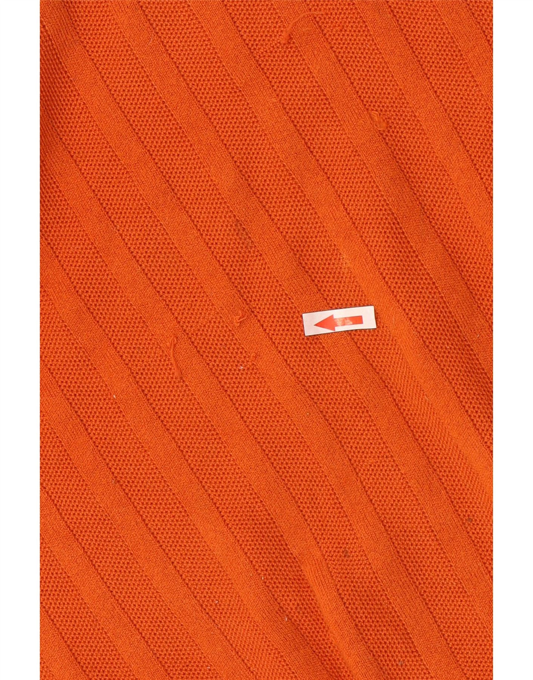 Marks & Spencer Mens Autograph Crew Neck Jumper Sweater Large Orange Cotton