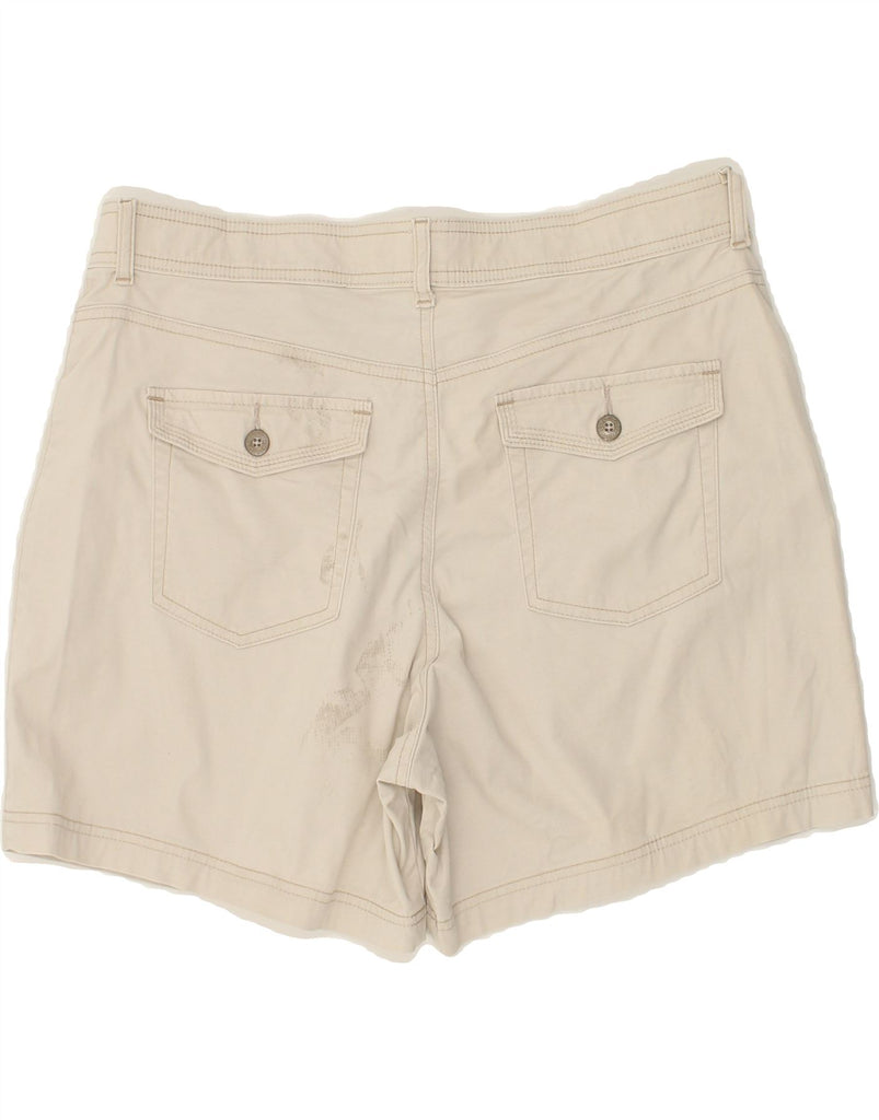 LEE Womens Casual Shorts UK 18 XL W38 Beige Cotton | Vintage Lee | Thrift | Second-Hand Lee | Used Clothing | Messina Hembry 