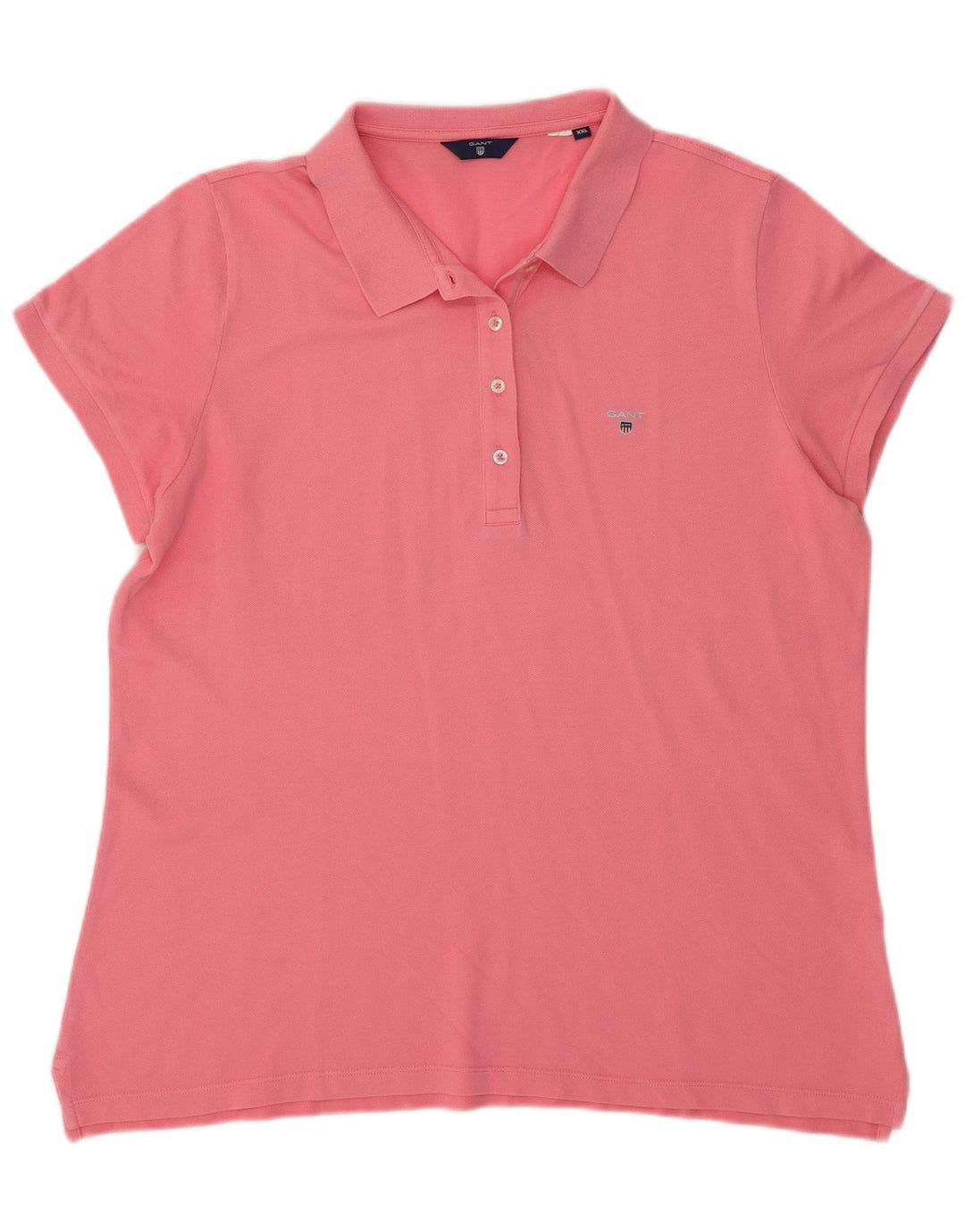 Gant Womens Polo Shirt UK 20 2XL Pink