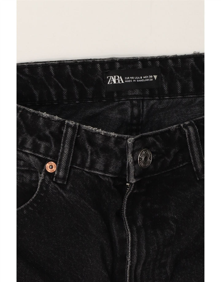 Zara Womens Tapered Jeans EU 40 Medium W30 L27 Black