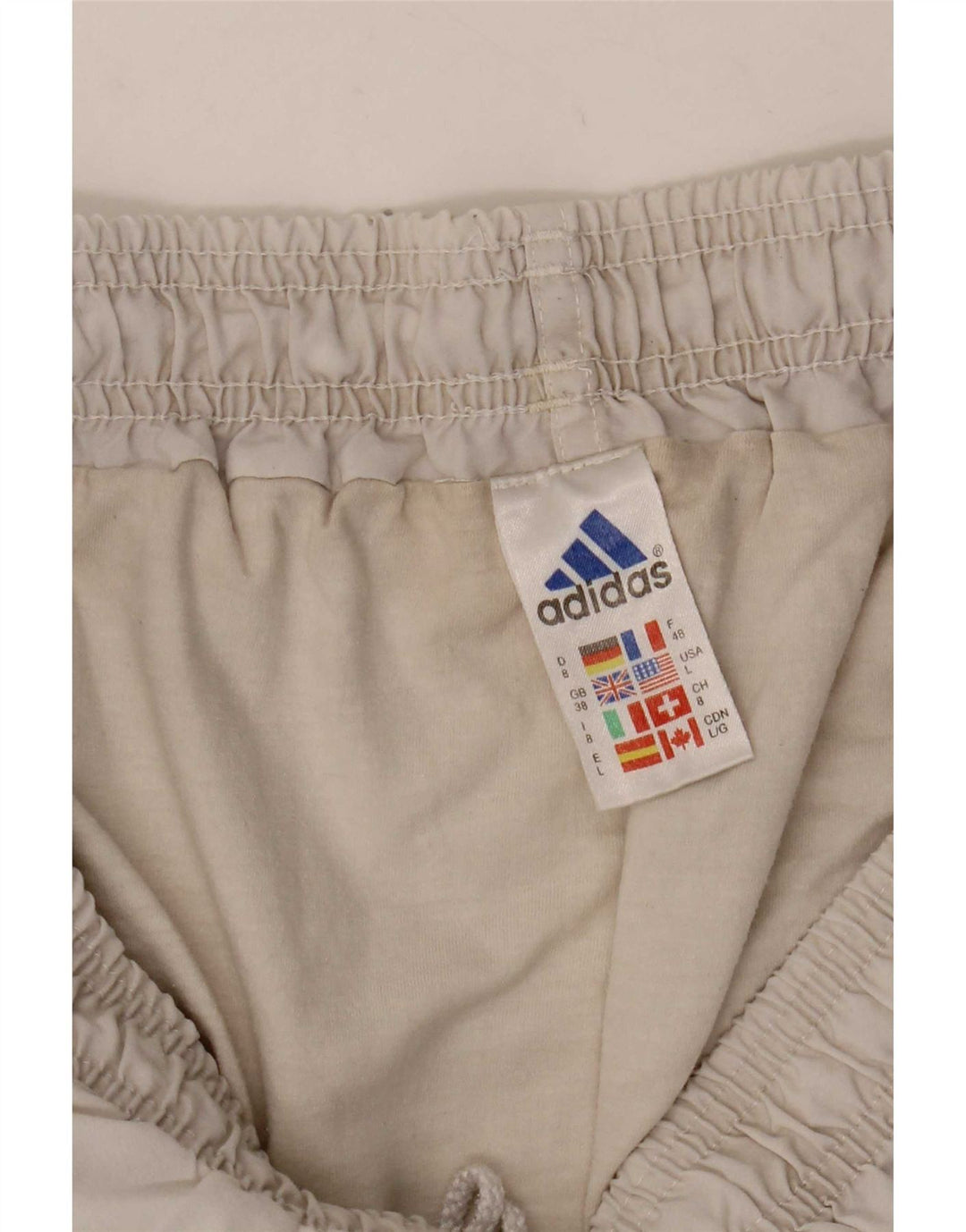 Adidas Mens Sport Shorts XL  White Polyester