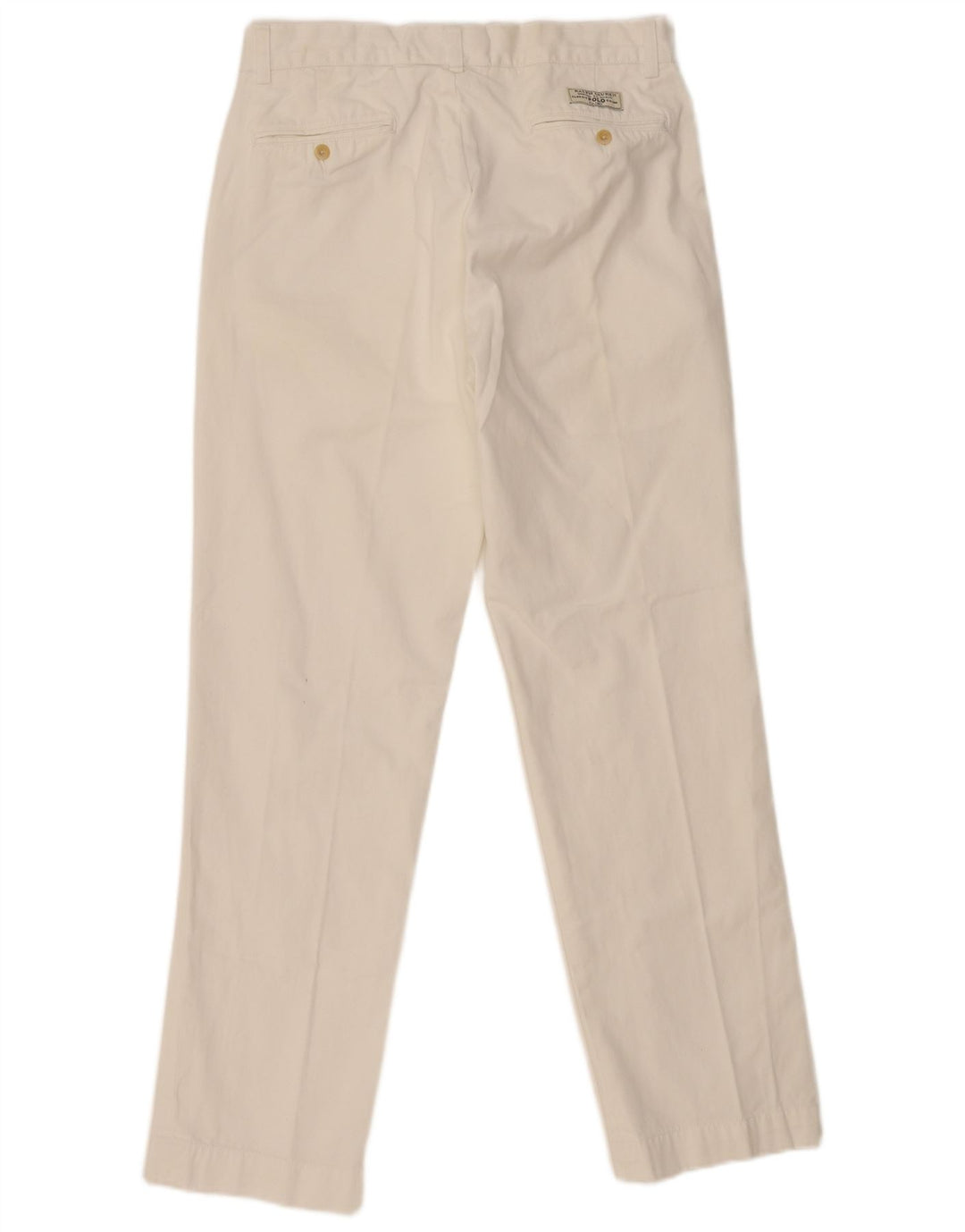 POLO RALPH LAUREN Mens Smith Pant Straight Chino Trousers W32 L32 White