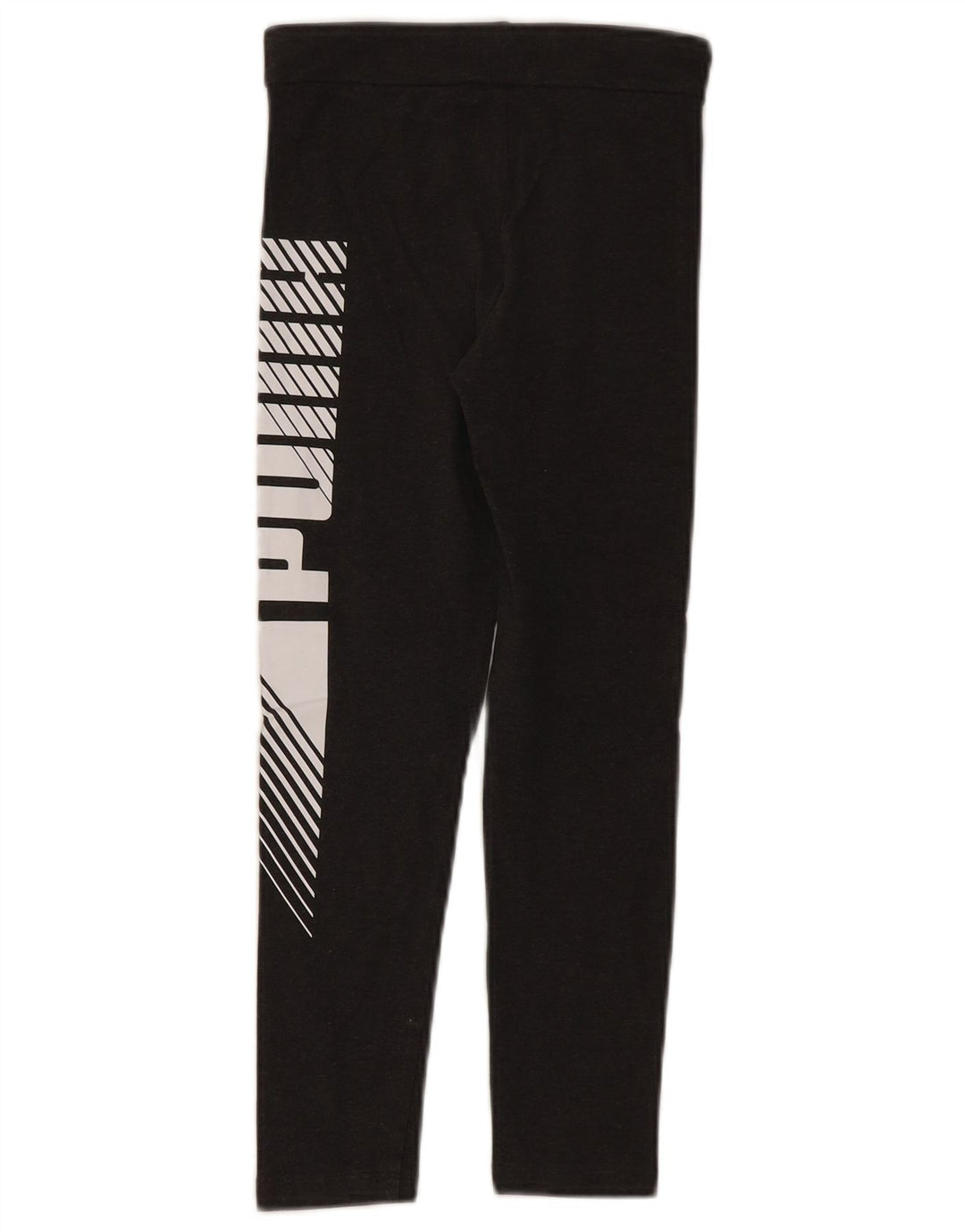 Puma Girls Graphic Leggings 9-10 Years  Grey