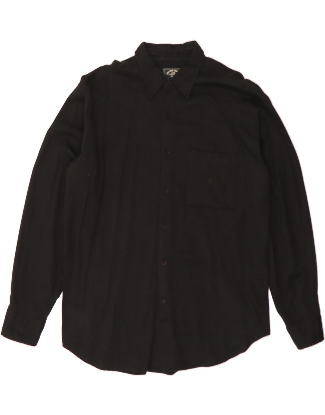 CHARRO Mens Shirt Large Black Cotton Vintage Charro and Second-Hand Charro from Messina Hembry 