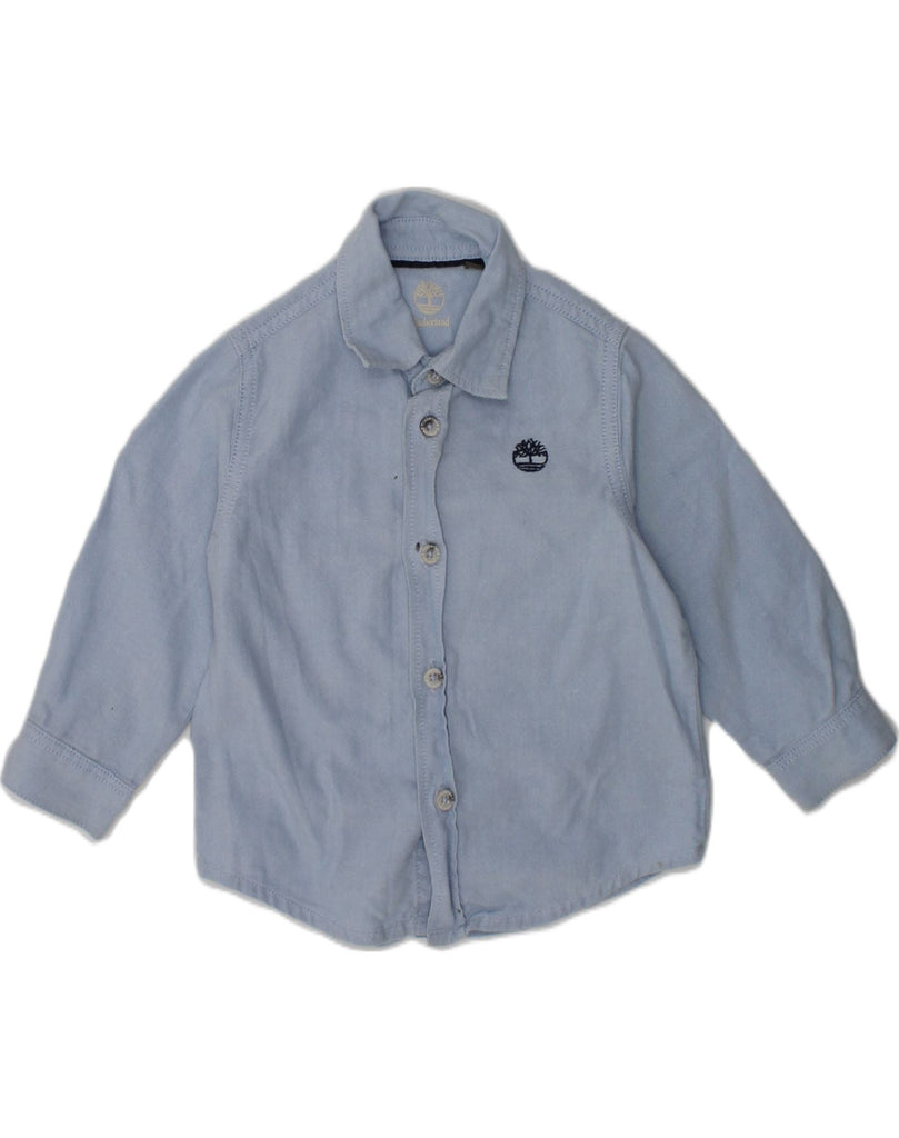 TIMBERLAND Baby Boys Shirt 12-18 Months Blue Cotton | Vintage Timberland | Thrift | Second-Hand Timberland | Used Clothing | Messina Hembry 