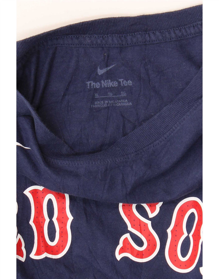 Nike Mens Red Sox Graphic T-Shirt Top XL Navy Blue