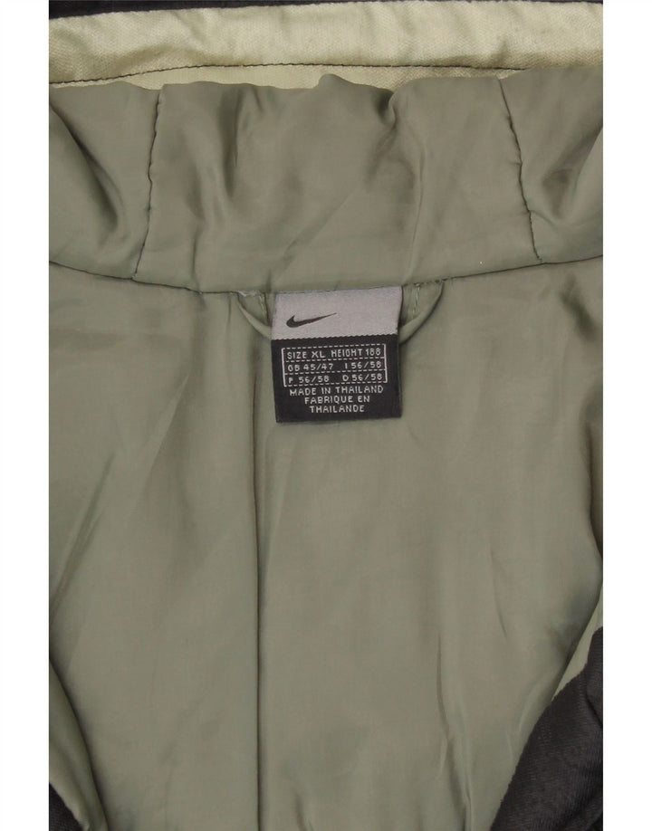 Nike Mens Hooded Windbreaker Coat UK 45/47 XL Black Polyester