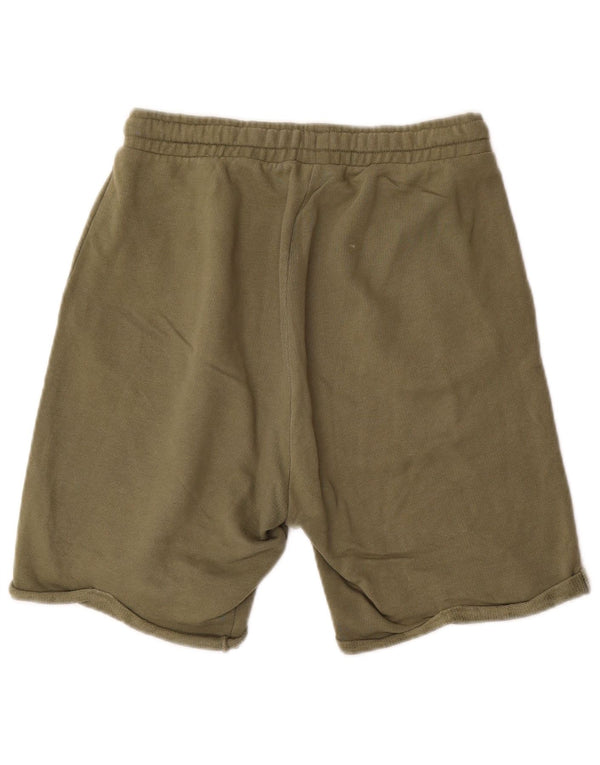 Benetton Boys Sport Shorts 11-12 Years 2XL Green Cotton