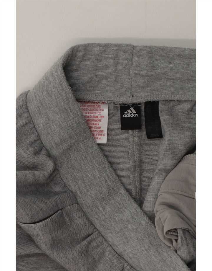 Adidas Boys Tracksuit Trousers Joggers 13-14 Years Grey