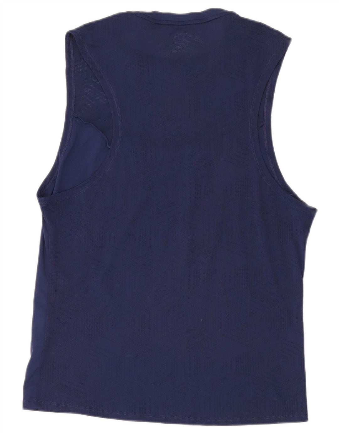 Asics Womens Vest Top UK 16 Large Navy Blue Polyester