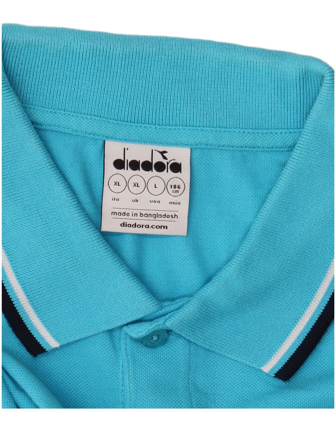 Diadora Mens Polo Shirt XL Blue