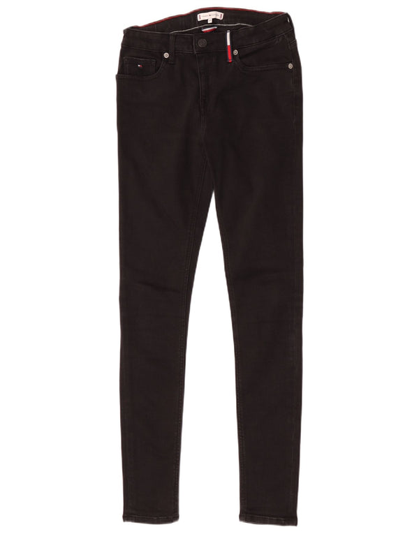 Tommy Hilfiger Boys Slim Jeans 13-14 Years W28 L30 Black Cotton