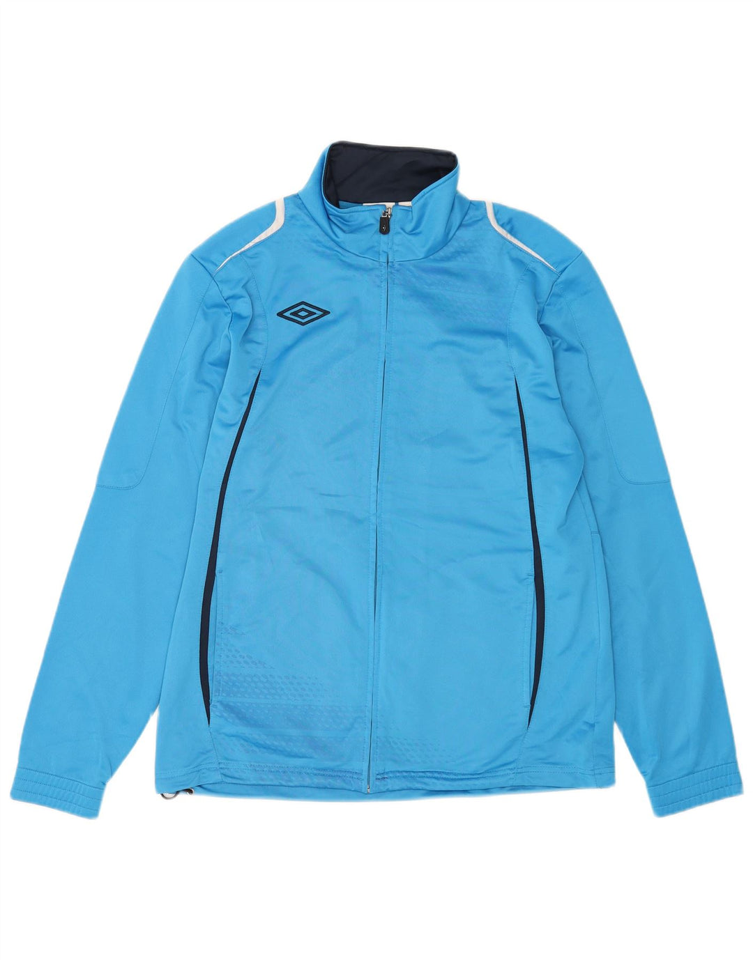 Umbro Mens Tracksuit Top Jacket Large Blue Colourblock