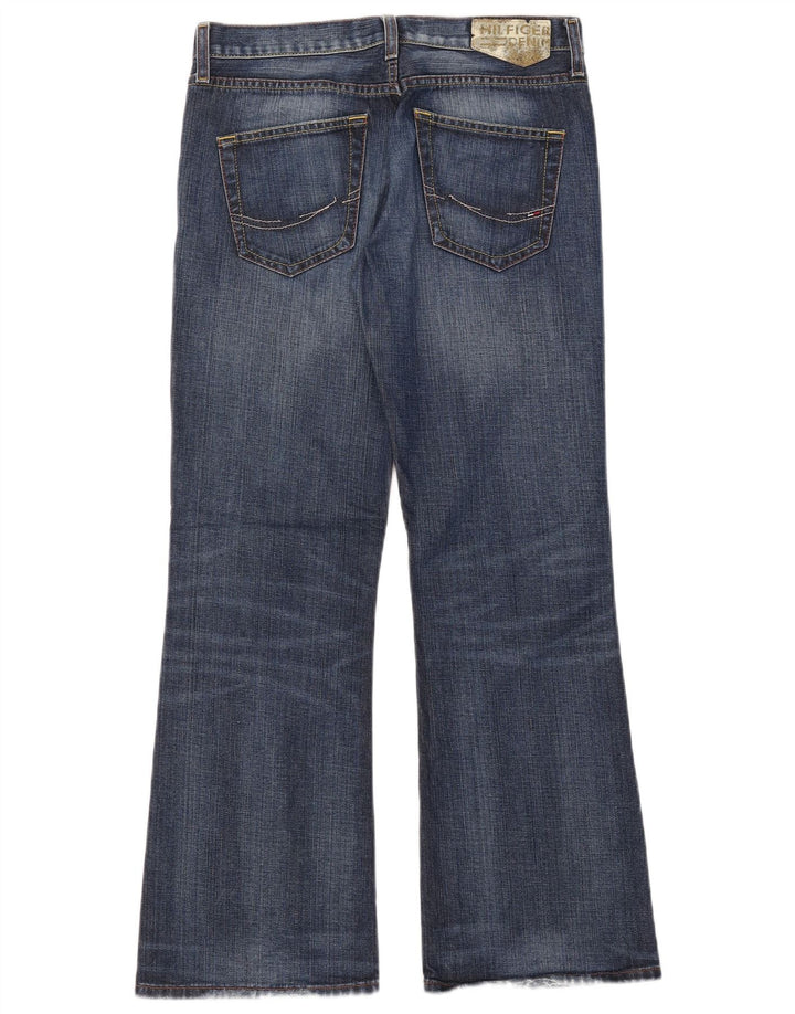 Tommy Hilfiger Womens Bootcut Jeans W29 L30 Blue Cotton