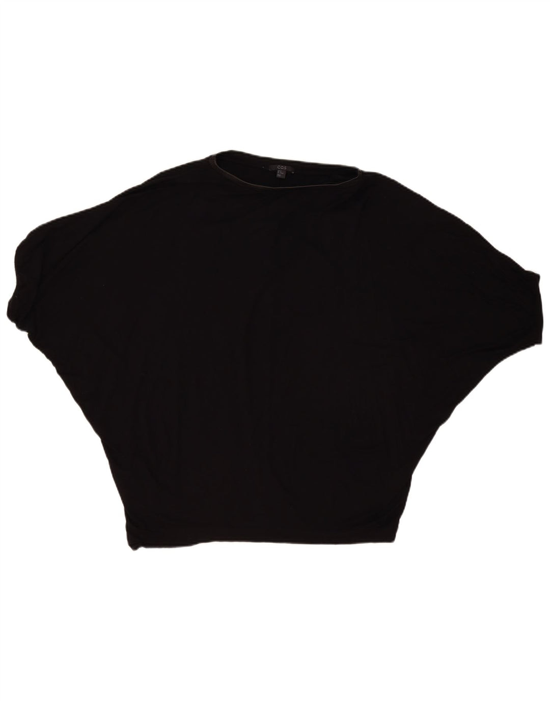 Cos Womens Oversized Blouse Top UK 14 Medium Black Viscose