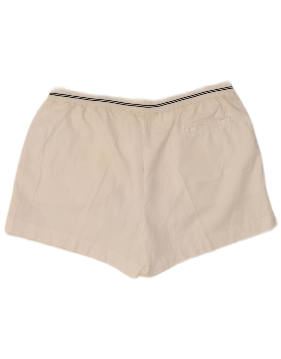 CAMPAGNOLO Mens Chino Shorts IT 52 XL W36 White Polyester