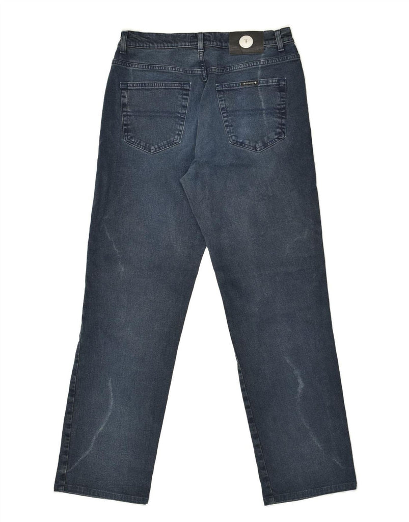 TRUSSARDI Mens Straight Jeans W32 L29 Blue Cotton | Vintage Trussardi | Thrift | Second-Hand Trussardi | Used Clothing | Messina Hembry 