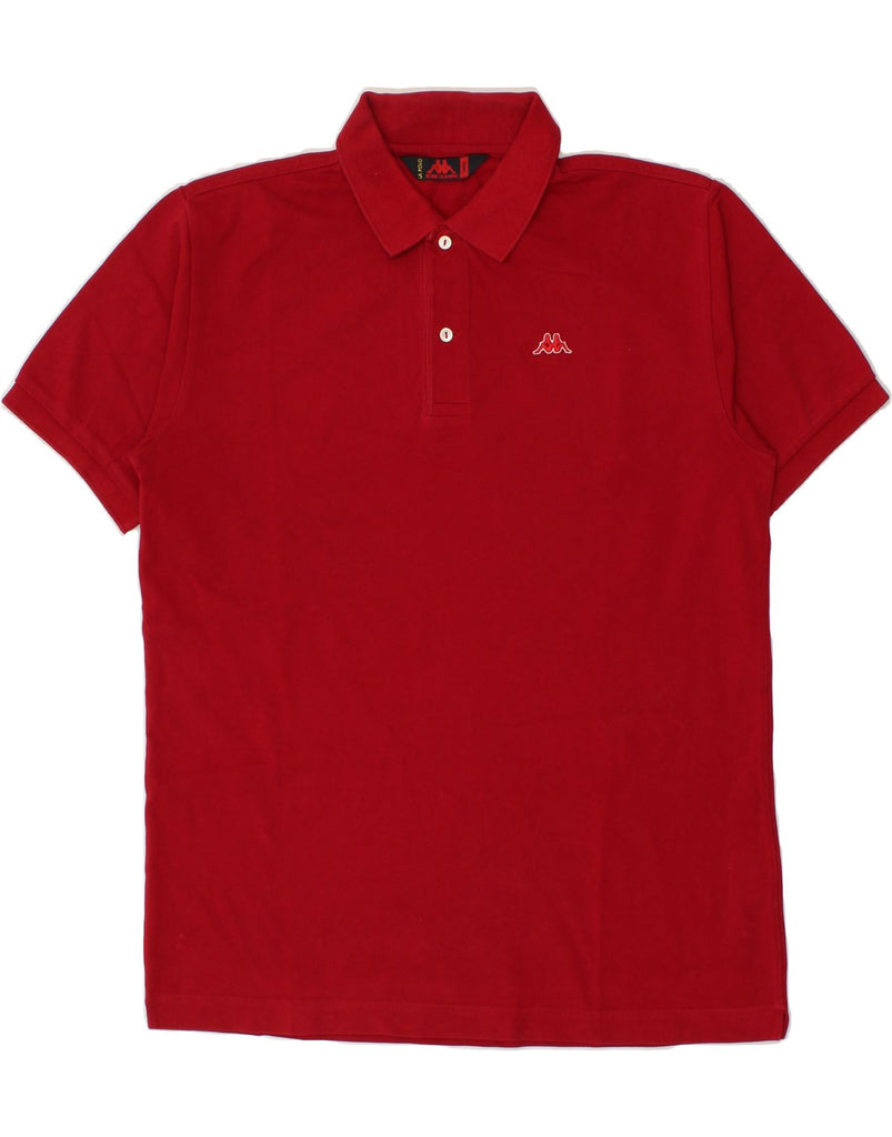 KAPPA Mens Polo Shirt Large Red Cotton | Vintage Kappa | Thrift | Second-Hand Kappa | Used Clothing | Messina Hembry 