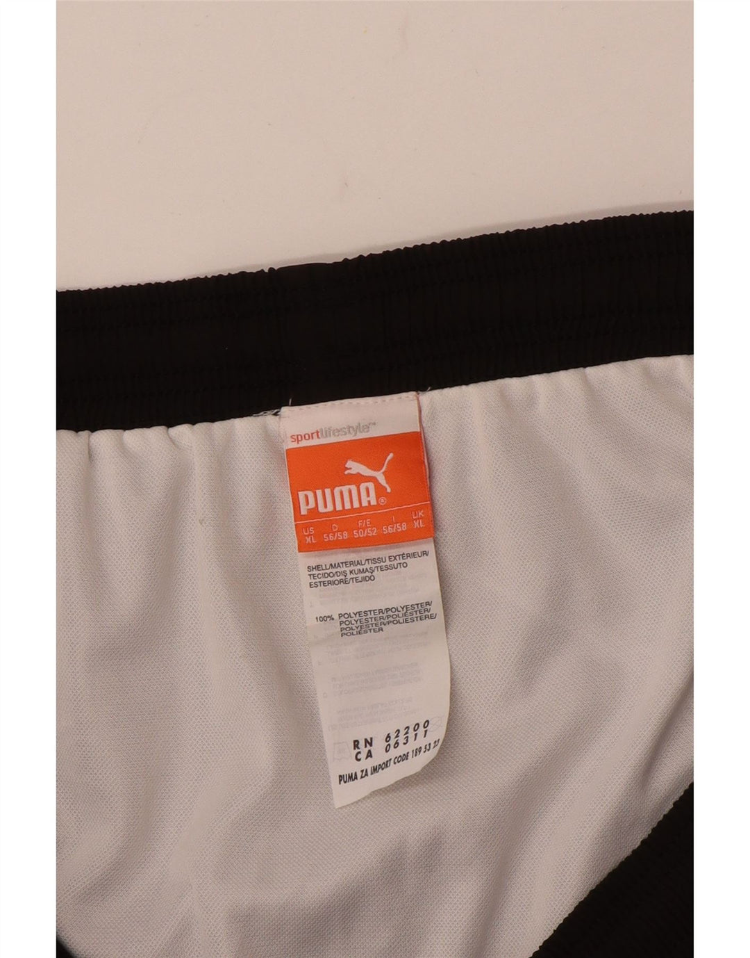 PUMA Mens Swimming Shorts XL  Black Colourblock Polyester