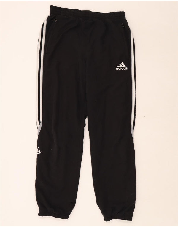 ADIDAS Mens Tracksuit Trousers Joggers XL  Black Colourblock Polyester
