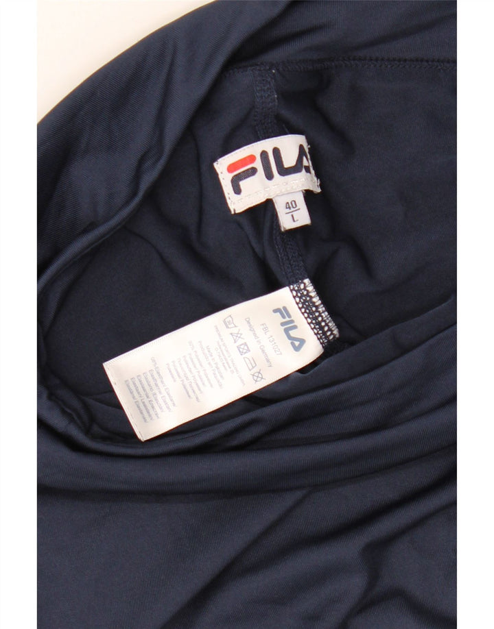 Fila Womens Skort UK 14 Large  Navy Blue Polyester