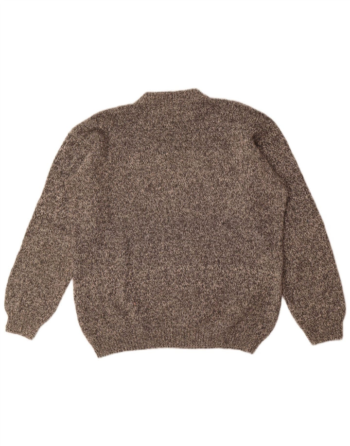 Vintage Mens Crew Neck Jumper Sweater XL Grey