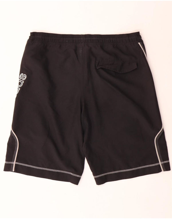 Adidas Mens Graphic Sport Shorts Medium Black Polyester