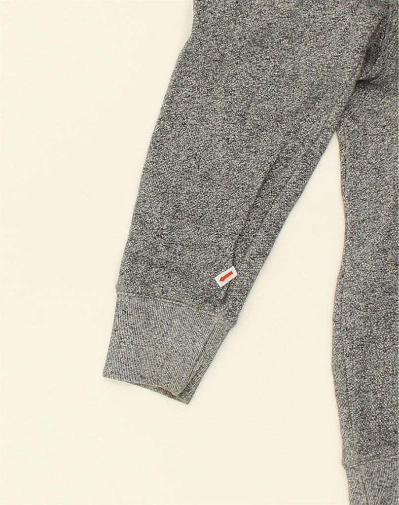 JACK WILLS Mens Graphic Zip Hoodie Sweater Medium Grey Cotton | Vintage Jack Wills | Thrift | Second-Hand Jack Wills | Used Clothing | Messina Hembry 