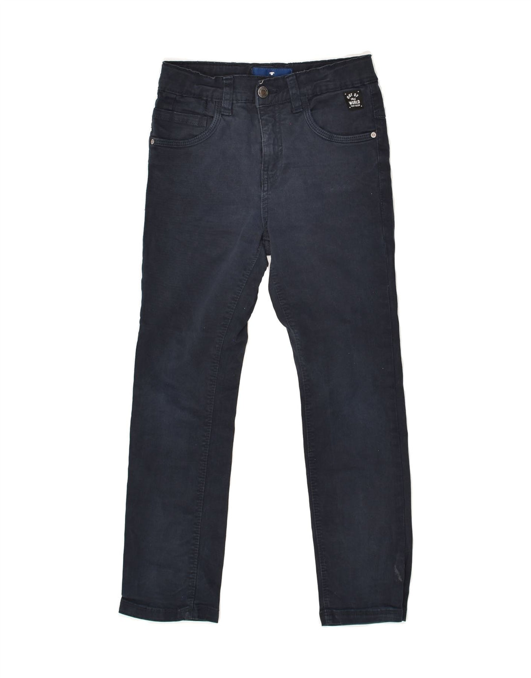 TOM TAILOR Boys Straight Jeans 7-8 Years W24 L26  Navy Blue Cotton | Vintage Tom Tailor | Thrift | Second-Hand Tom Tailor | Used Clothing | Messina Hembry 