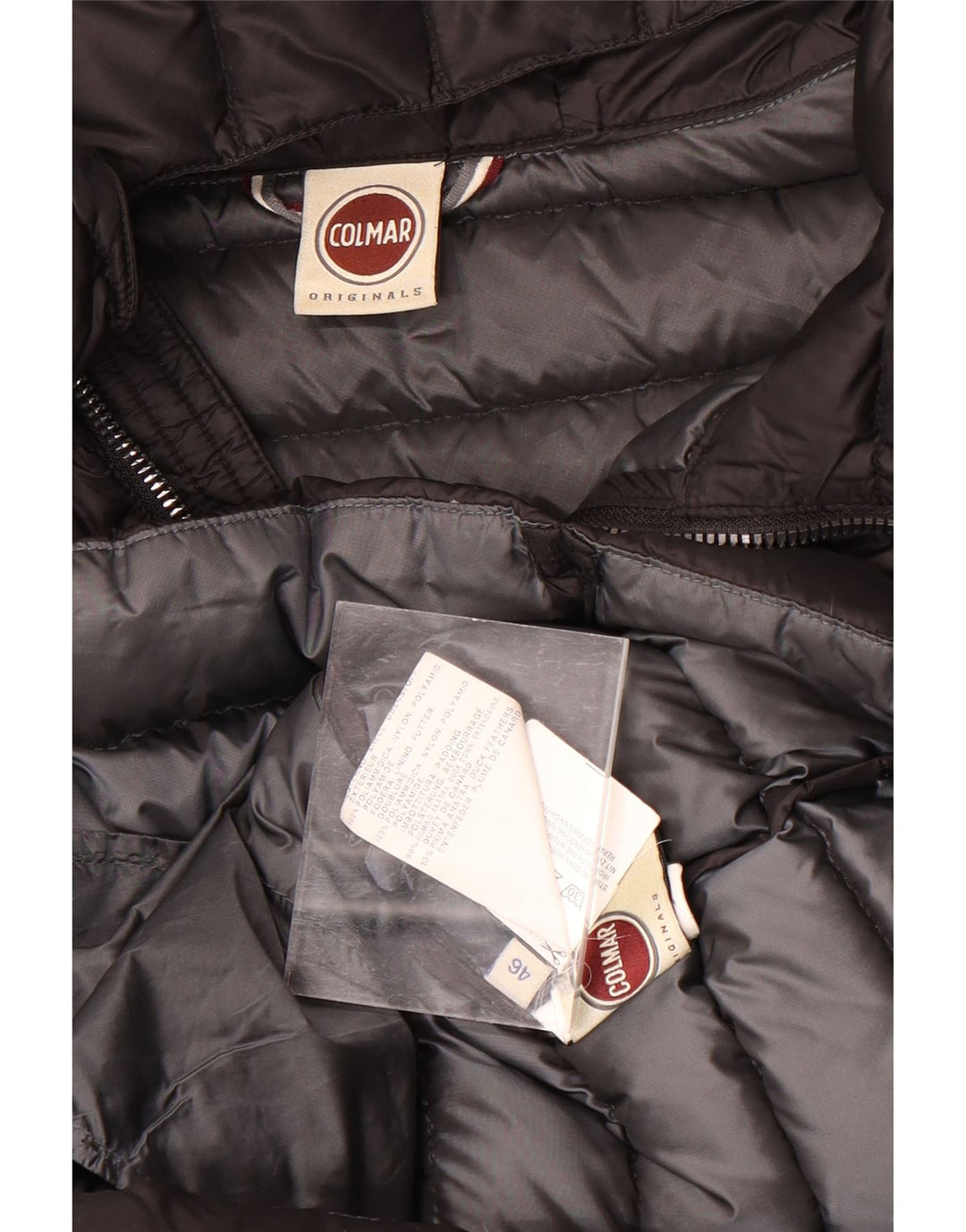 Colmar Womens Hooded Padded Jacket IT 46 Large Black Polyamide
