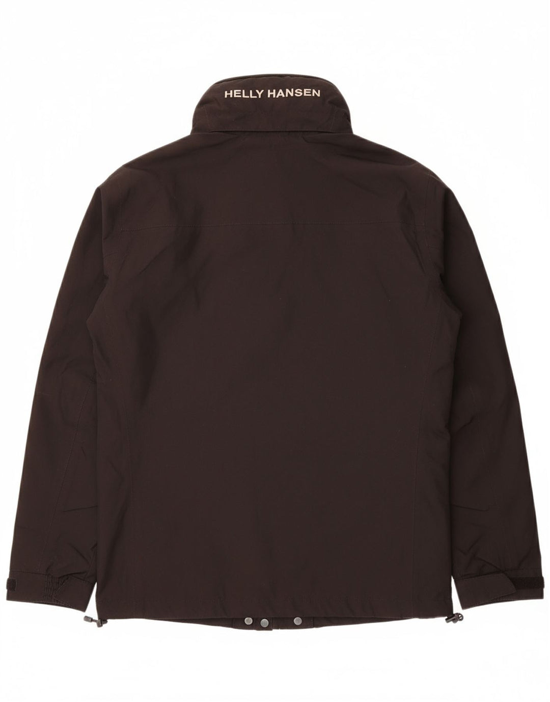 HELLY HANSEN Mens Hooded Windbreaker Jacket UK 36 Small Black Polyester