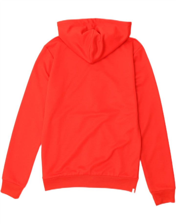 ADIDAS Mens Zip Hoodie Sweater XS Red Polyester Vintage Adidas and Second-Hand Adidas from Messina Hembry 