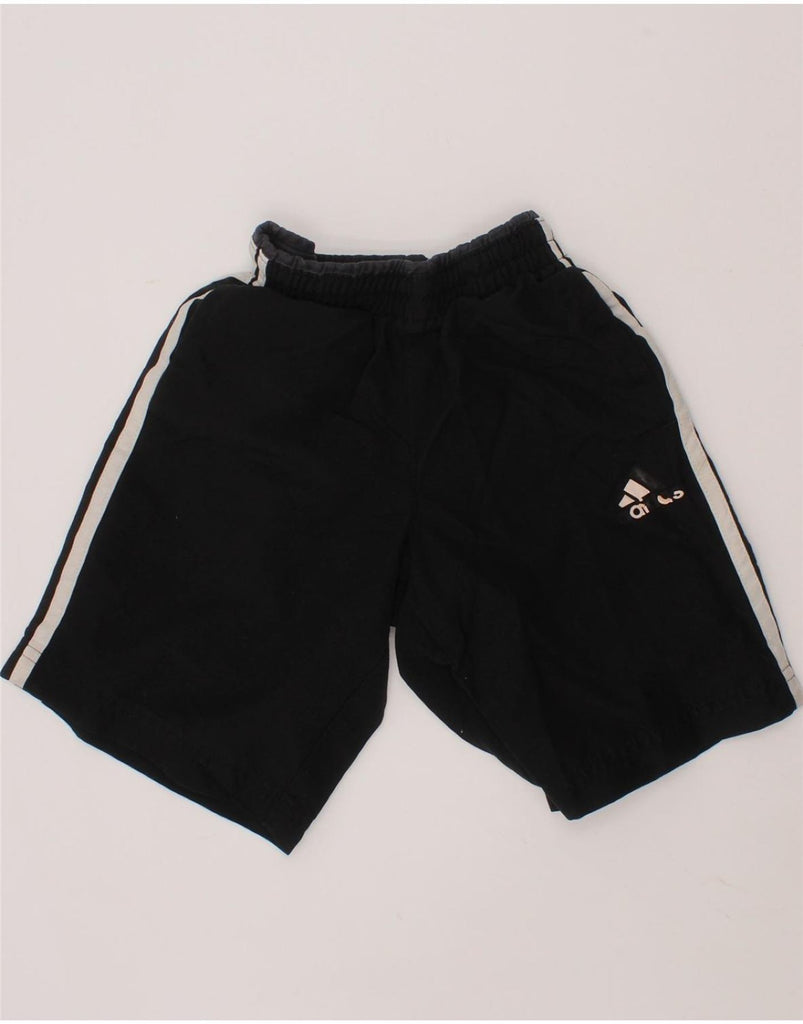 ADIDAS Boys Sport Shorts 4-5 Years  Black Polyester Vintage Adidas and Second-Hand Adidas from Messina Hembry 