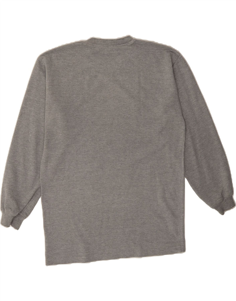 ADIDAS Boys Graphic Top Long Sleeve 15-16 Years Grey Cotton Vintage Adidas and Second-Hand Adidas from Messina Hembry 
