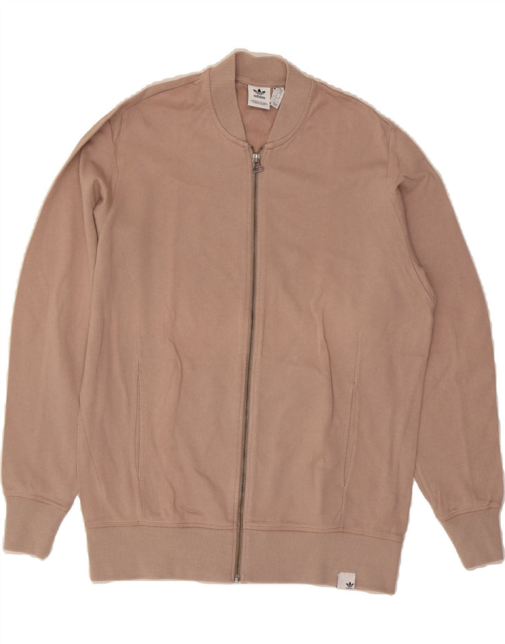 ADIDAS Womens Oversized Tracksuit Top Jacket UK 10 Small  Pink Cotton Vintage Adidas and Second-Hand Adidas from Messina Hembry 