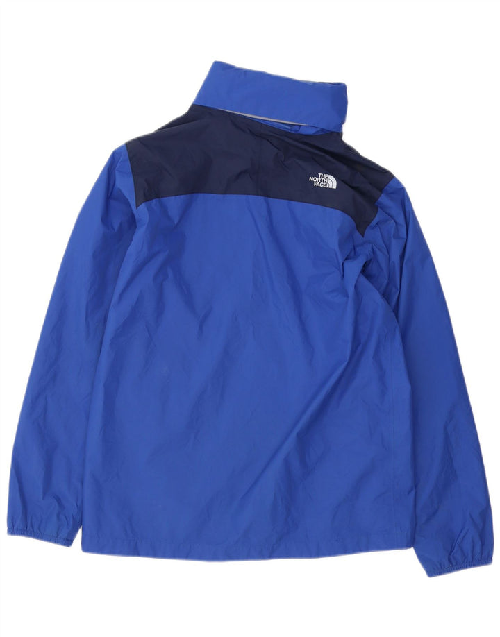 The North Face Boys Windbreaker Jacket 13-14 Years XL Blue Colourblock