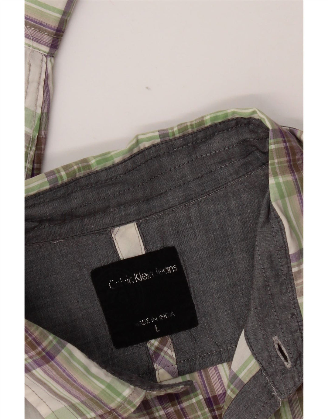 Calvin Klein Jeans Mens Shirt Large Multicoloured Check