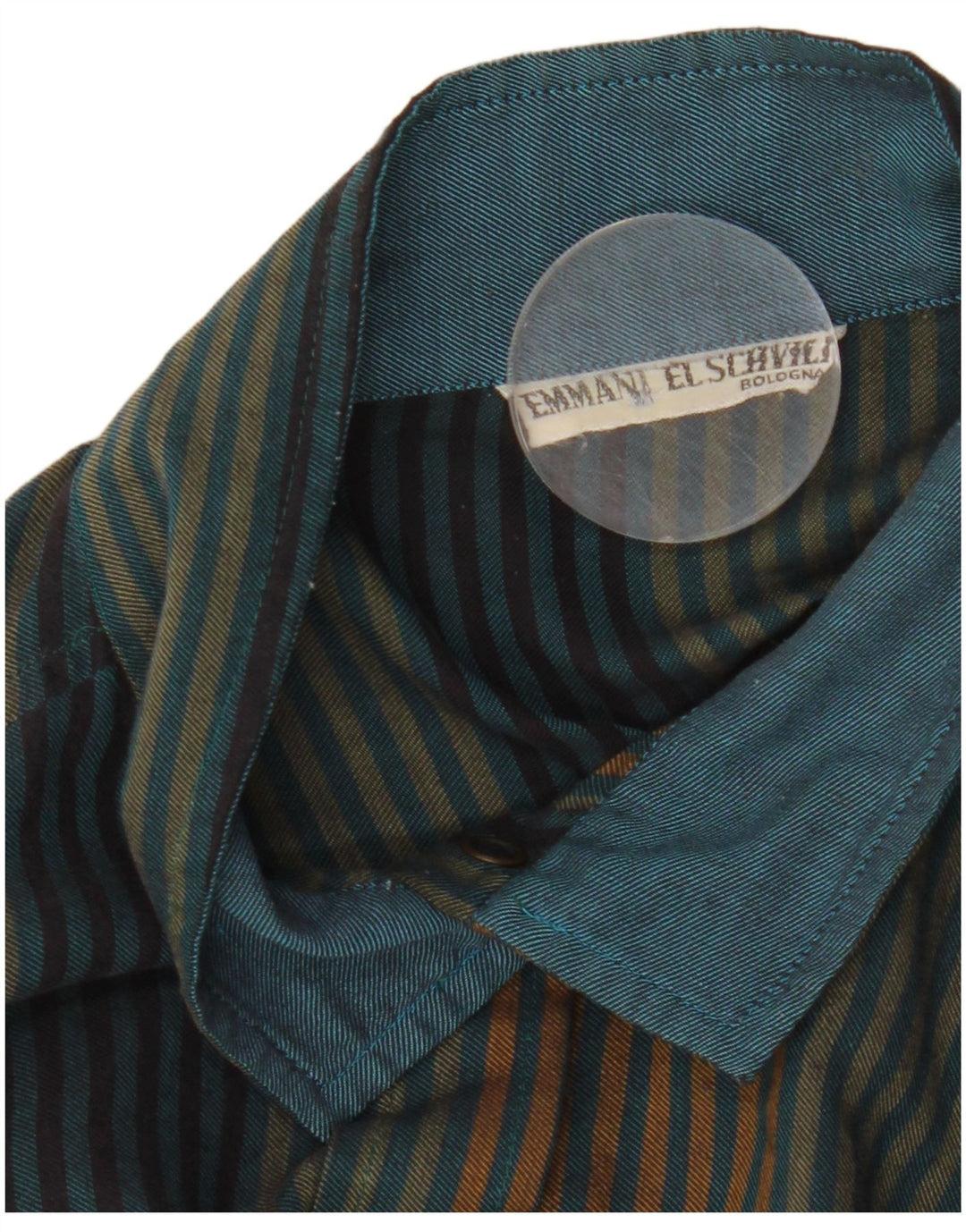 Vintage Womens Shirt Blouse UK 16 Large Multicoloured Striped