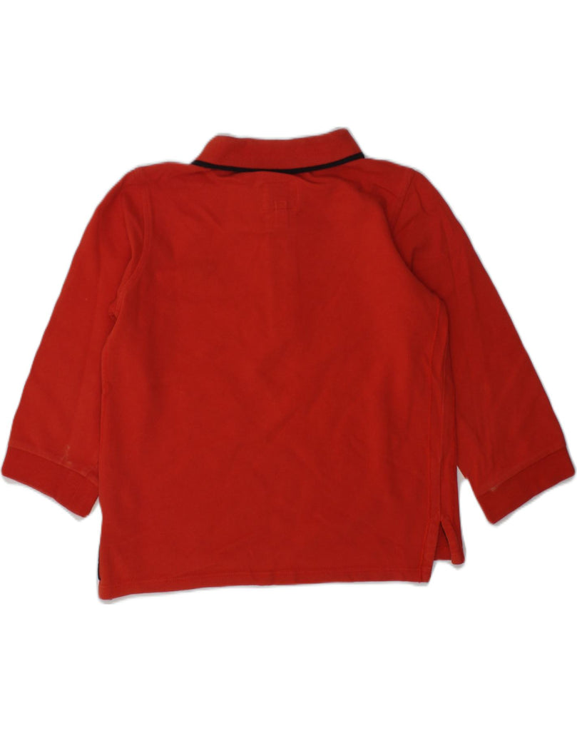 ARMANI JUNIOR Boys Long Sleeve Polo Shirt 2-3 Years Red | Vintage Armani Junior | Thrift | Second-Hand Armani Junior | Used Clothing | Messina Hembry 