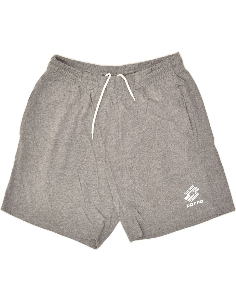 LOTTO Mens Sport Shorts Large Grey | Vintage Lotto | Thrift | Second-Hand Lotto | Used Clothing | Messina Hembry 