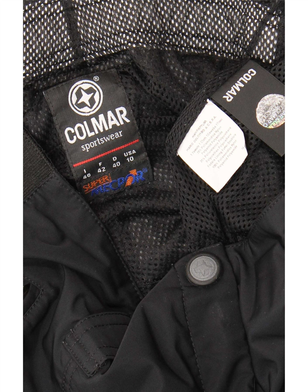 Colmar Womens Ski Trousers US 10 Large W30 L30 Black Polyamide