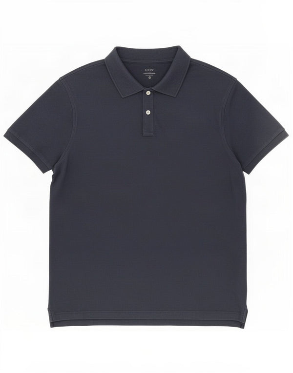 J. Crew Mens Polo Shirt XL Navy Blue Cotton