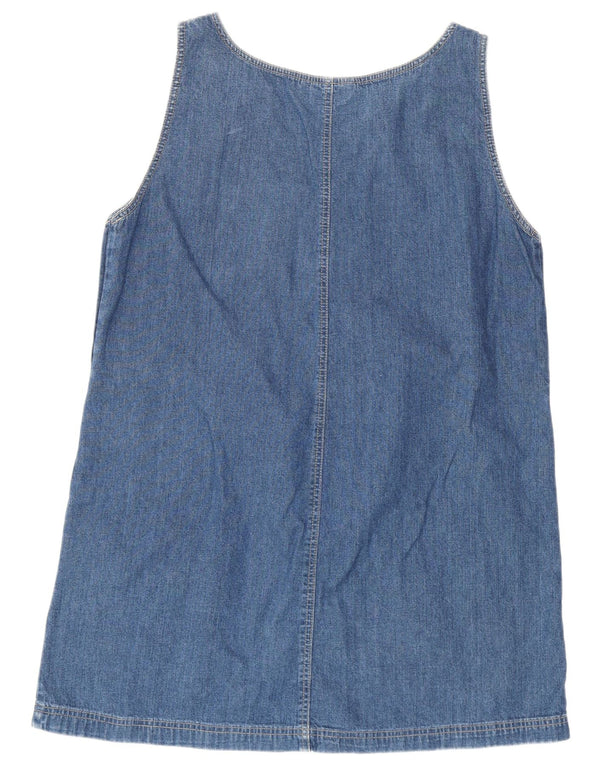 Peppercorn Womens Sleeveless Denim Dress UK 14 Large Blue