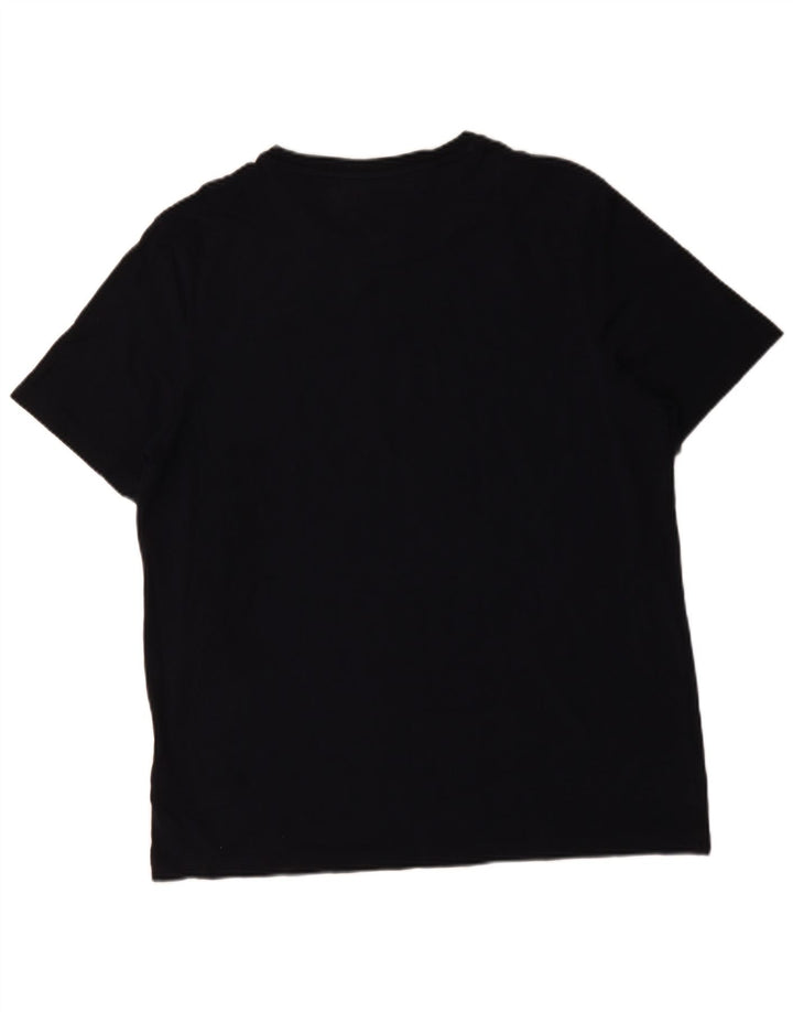 Tommy Hilfiger Mens Regular Fit Graphic T-Shirt Top 2XL Black Cotton