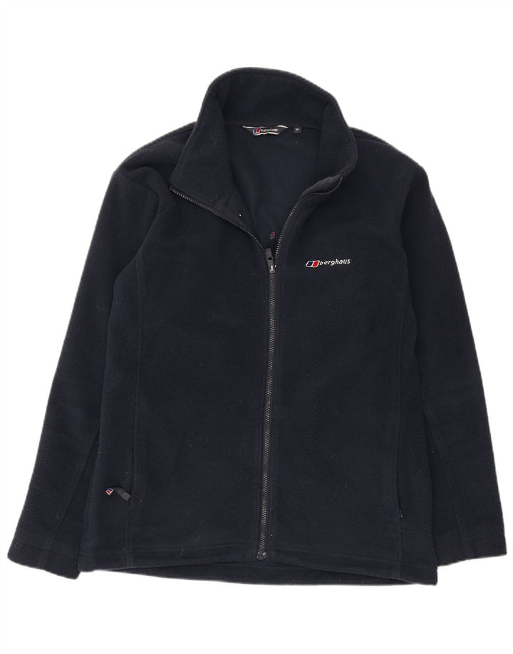 Berghaus Mens Liner Fleece Jacket UK 38 Medium Navy Blue Polyester