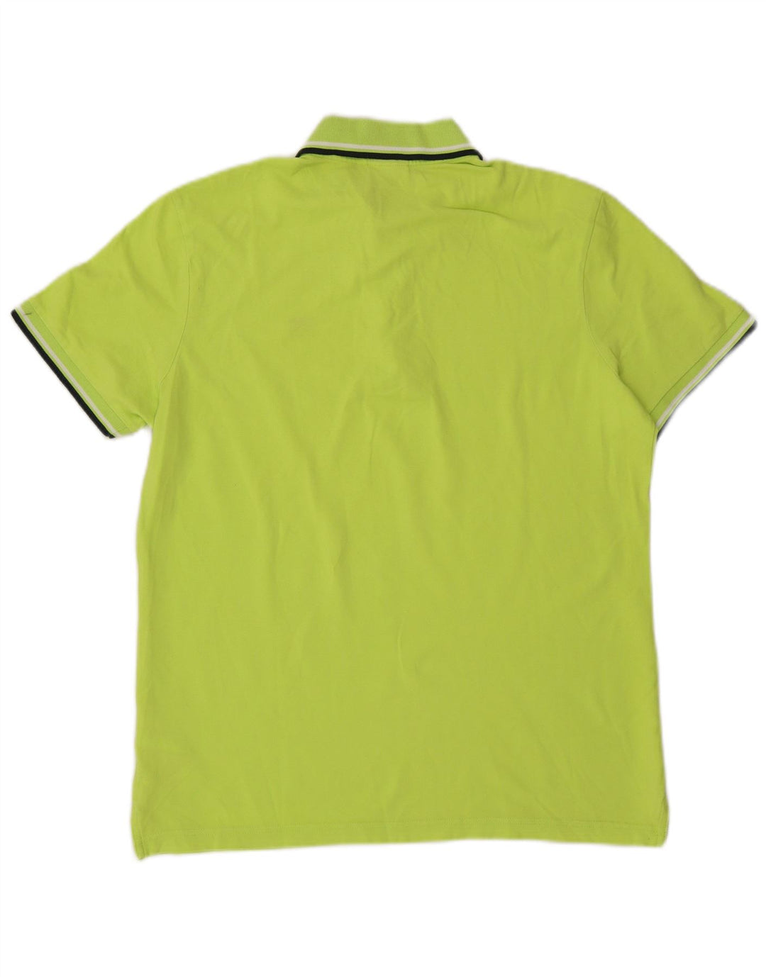 Diadora Mens Polo Shirt Large Green Cotton