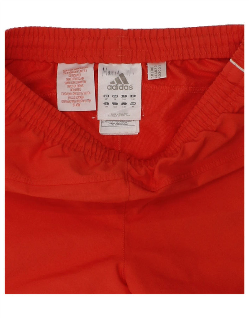 ADIDAS Boys Sport Shorts 9-10 Years Red Polyester | Vintage Adidas | Thrift | Second-Hand Adidas | Used Clothing | Messina Hembry 